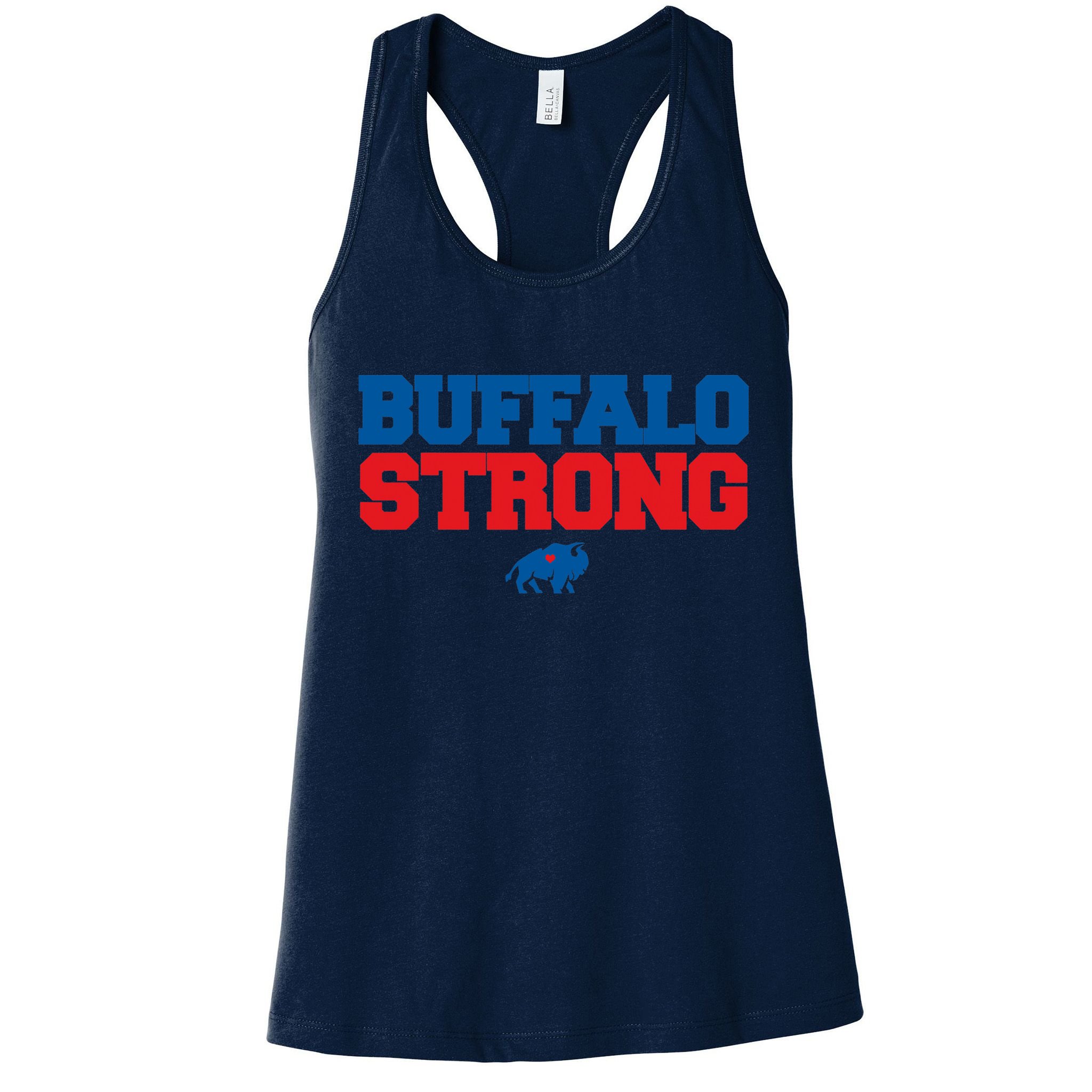 Buffalo Strong Pray For Buffalo Community Strength Womens Tank Top