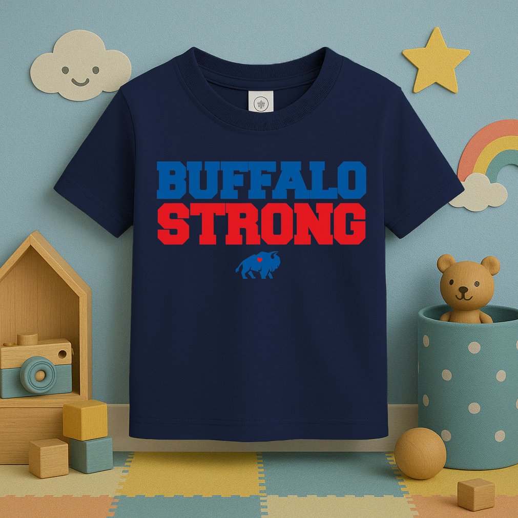 Buffalo Strong Pray For Buffalo Community Strength Toddler T-Shirt