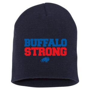 Buffalo Strong Pray For Buffalo Community Strength Short Acrylic Beanie