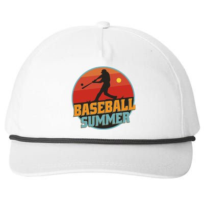 Baseball Summer Player Snapback Five-Panel Rope Hat