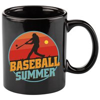 Baseball Summer Player 11oz C Handle Ceramic Mug