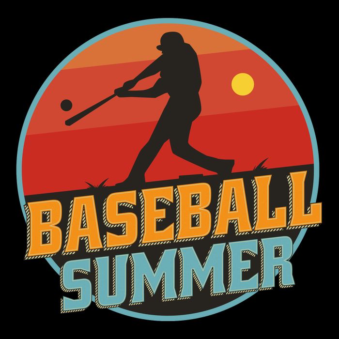 Baseball Summer Player Tie-Dye T-Shirt