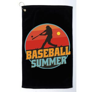 Baseball Summer Player Platinum Collection Golf Towel