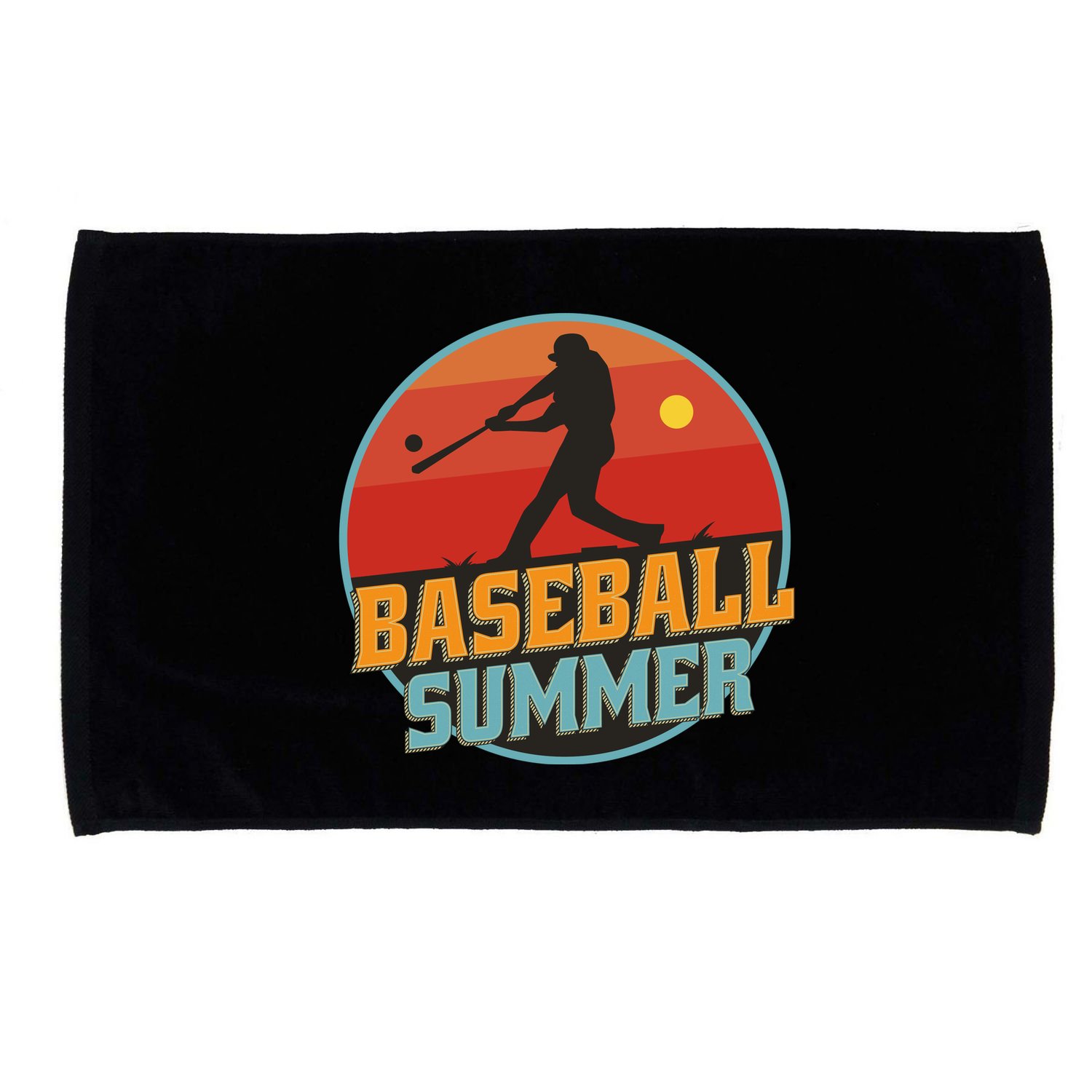Baseball Summer Player Microfiber Hand Towel
