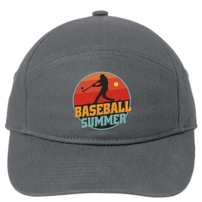 Baseball Summer Player 7-Panel Snapback Hat