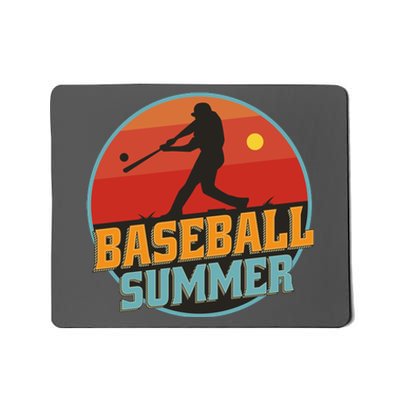 Baseball Summer Player Mousepad