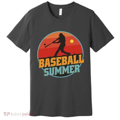 Baseball Summer Player Premium T-Shirt