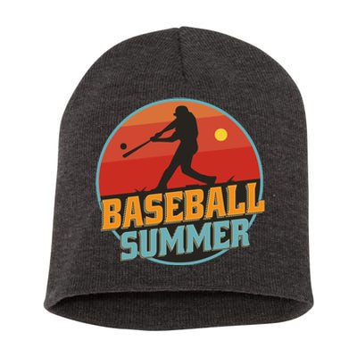 Baseball Summer Player Short Acrylic Beanie