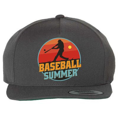 Baseball Summer Player Wool Snapback Cap