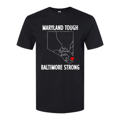 Baltimore Strong Pray For Baltimore Softstyle® CVC T-Shirt