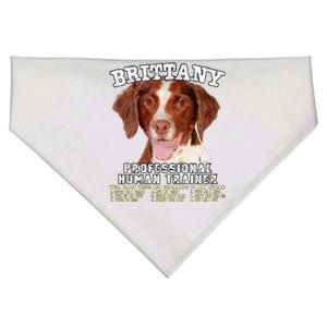 Brittany Spaniel Professional Human Trainer Cute Dog USA-Made Doggie Bandana