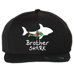 Brother Shark Puzzle Piece Cool Autism Awareness Gift Wool Snapback Cap