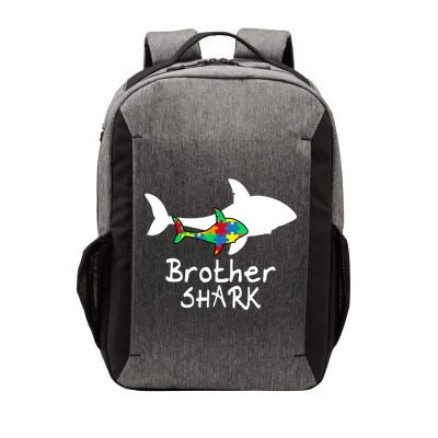 Brother Shark Puzzle Piece Cool Autism Awareness Gift Vector Backpack