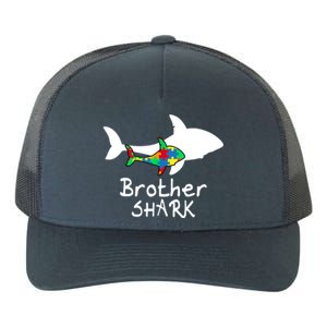 Brother Shark Puzzle Piece Cool Autism Awareness Gift Yupoong Adult 5-Panel Trucker Hat