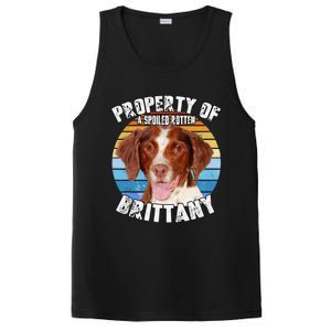 Brittany Spaniel Property Of Cute Dog PosiCharge Competitor Tank