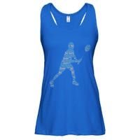 Badminton Shuttlecock Player Cute Gift Ladies Essential Flowy Tank