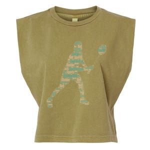 Badminton Shuttlecock Player Cute Gift Garment-Dyed Women's Muscle Tee