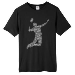 Badminton Shuttlecock Player Meaningful Gift Tall Fusion ChromaSoft Performance T-Shirt