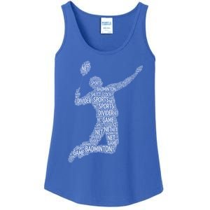 Badminton Shuttlecock Player Meaningful Gift Ladies Essential Tank