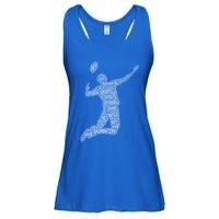 Badminton Shuttlecock Player Meaningful Gift Ladies Essential Flowy Tank