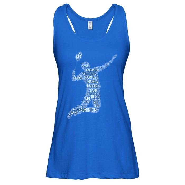 Badminton Shuttlecock Player Meaningful Gift Ladies Essential Flowy Tank