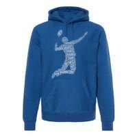 Badminton Shuttlecock Player Meaningful Gift Premium Hoodie