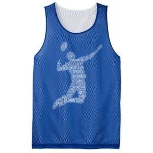 Badminton Shuttlecock Player Meaningful Gift Mesh Reversible Basketball Jersey Tank