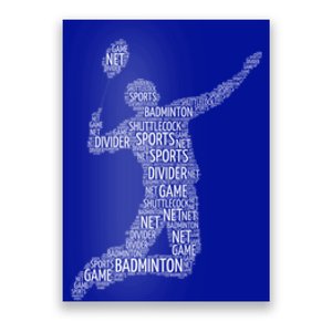 Badminton Shuttlecock Player Meaningful Gift Poster