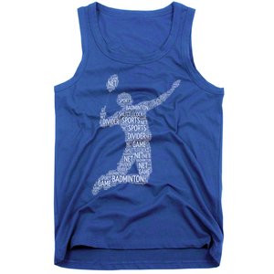 Badminton Shuttlecock Player Meaningful Gift Tank Top