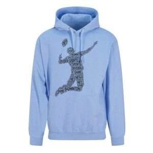 Badminton Shuttlecock Player Meaningful Gift Unisex Surf Hoodie