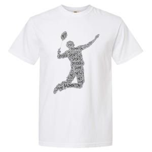 Badminton Shuttlecock Player Meaningful Gift Garment-Dyed Heavyweight T-Shirt