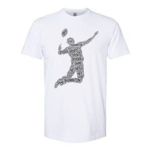 Badminton Shuttlecock Player Meaningful Gift Softstyle CVC T-Shirt