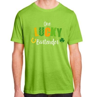 Bartender St Patricks' Day Cute Bartending Irish Pub Cool Gift Adult ChromaSoft Performance T-Shirt