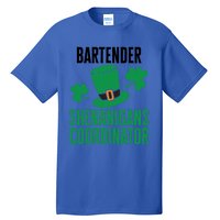 Bartender St Patricks Day Shenanigans Coordinator Gift Tall T-Shirt