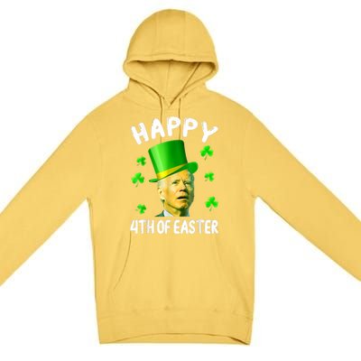 Biden St Patricks Day Funny Happy 4th Of Easter Premium Pullover Hoodie