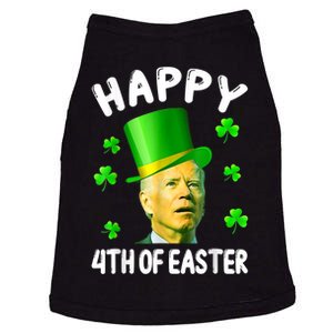 Biden St Patricks Day Funny Happy 4th Of Easter Doggie Tank