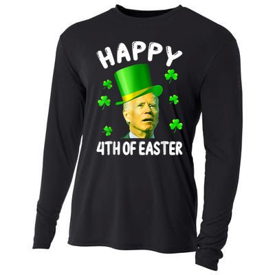 Biden St Patricks Day Funny Happy 4th Of Easter Cooling Performance Long Sleeve Crew