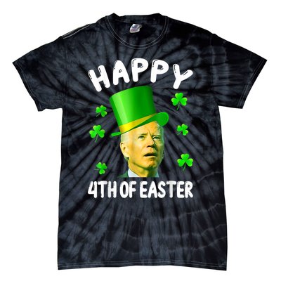 Biden St Patricks Day Funny Happy 4th Of Easter Tie-Dye T-Shirt