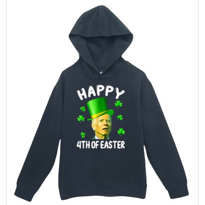 Biden St Patricks Day Funny Happy 4th Of Easter Urban Pullover Hoodie