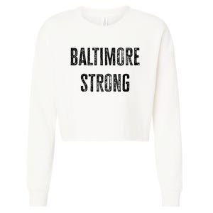 Baltimore Strong Pray For Baltimore Bridge Raglan Baseball Cropped Pullover Crew