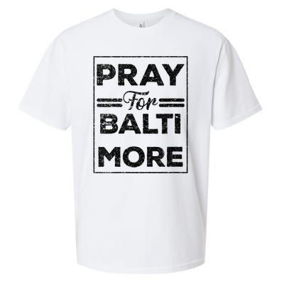 Baltimore Strong Pray For Baltimore Praying For Baltimore Sueded Cloud Jersey T-Shirt