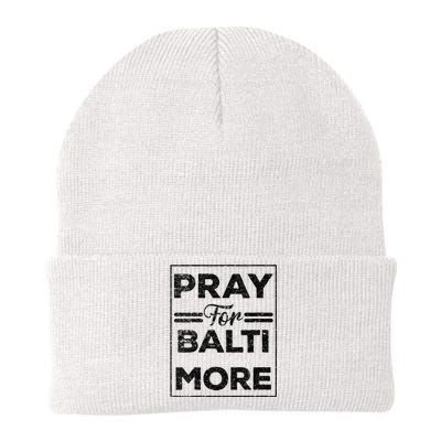 Baltimore Strong Pray For Baltimore Praying For Baltimore Knit Cap Winter Beanie