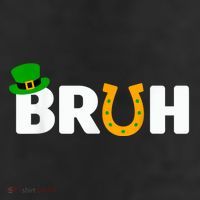 Bruh St Patricks Day Patricks Day Funny 25L Jumbo Tote