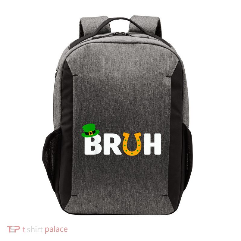 Bruh St Patricks Day Patricks Day Funny Vector Backpack