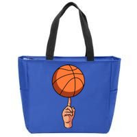 Basketball Sport Player Great Gift Hoops Streetball Baller Basketball Gift Zip Tote Bag