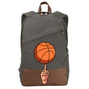 Basketball Sport Player Great Gift Hoops Streetball Baller Basketball Gift Cotton Canvas Backpack