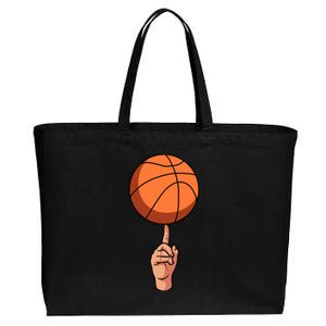 Basketball Sport Player Great Gift Hoops Streetball Baller Basketball Gift Cotton Canvas Jumbo Tote