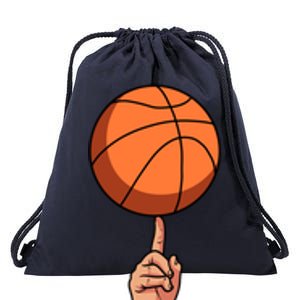 Basketball Sport Player Great Gift Hoops Streetball Baller Basketball Gift Drawstring Bag