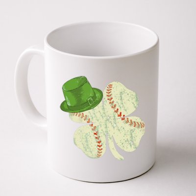 Baseball St Patricks Day Ball Leprechaun Catcher Coffee Mug