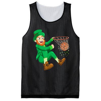 Basketball St Patricks Day Leprechaun Boys K.i.d.s M.e.n Mesh Reversible Basketball Jersey Tank